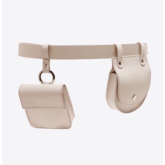 LAST 1!🔥ZARA LEATHER BELT WITH COIN POCKETS - Picture 13 of 16